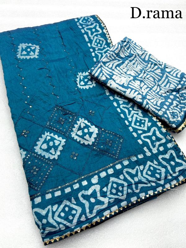 Vinayak batik print designer saree wholesale market in surat